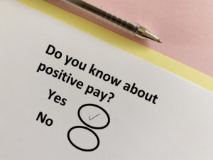 What is positive pay